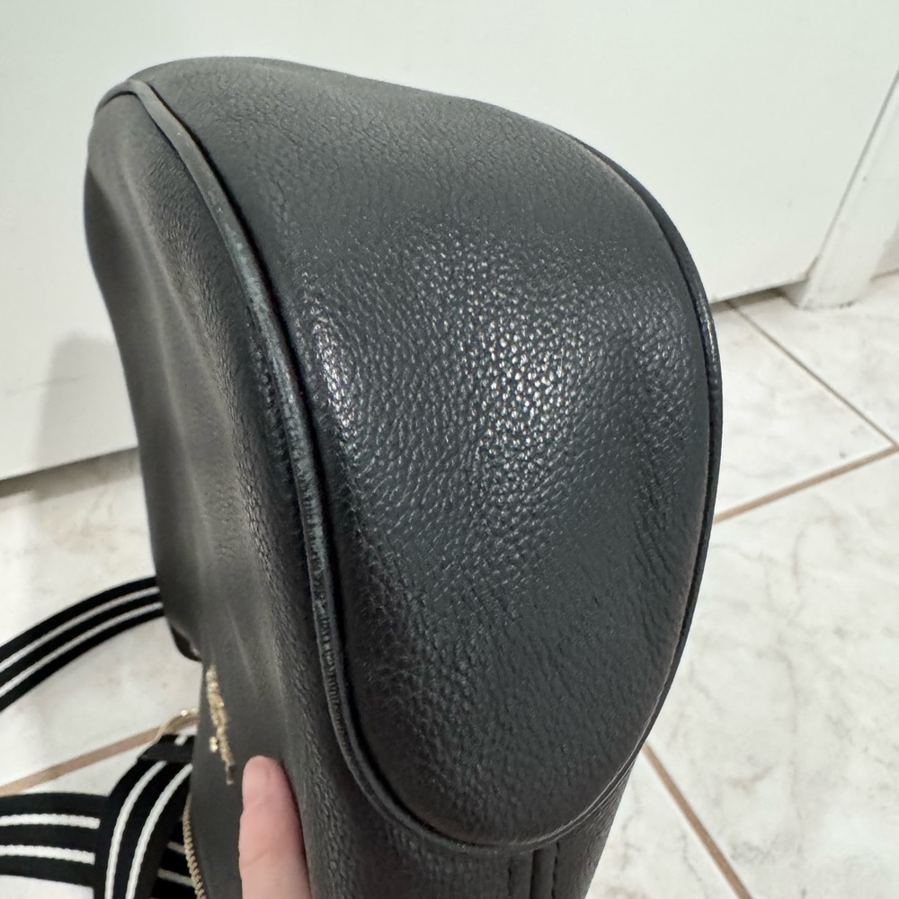 Kate Spade Black Crossbody Bag with Striped Strap - Picture 8 of 11